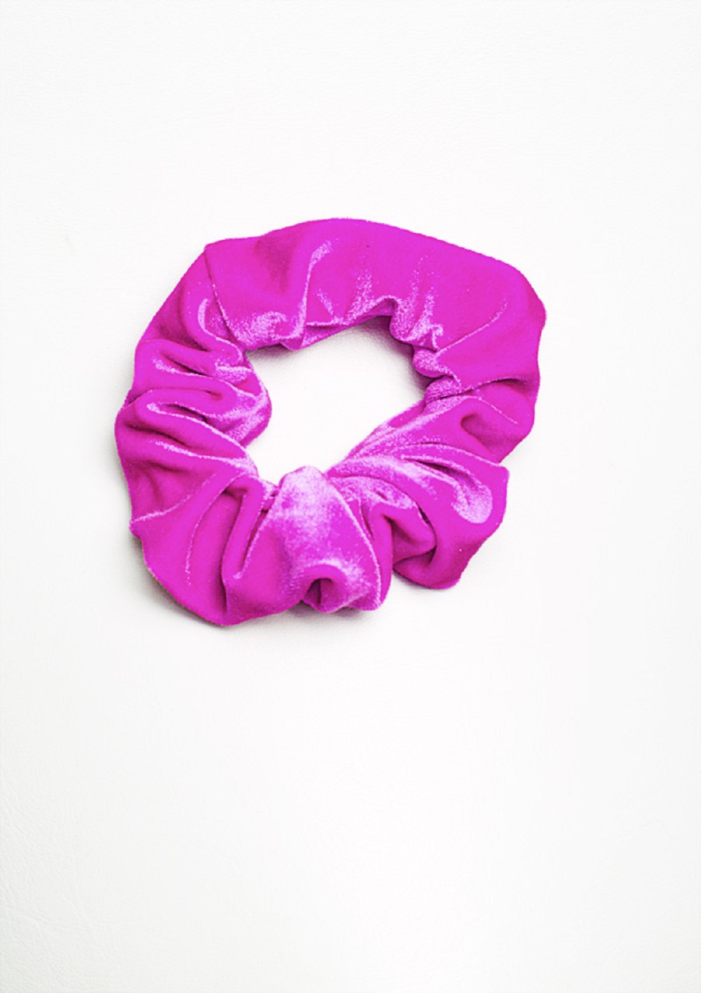 Wokkel roze gladde velours