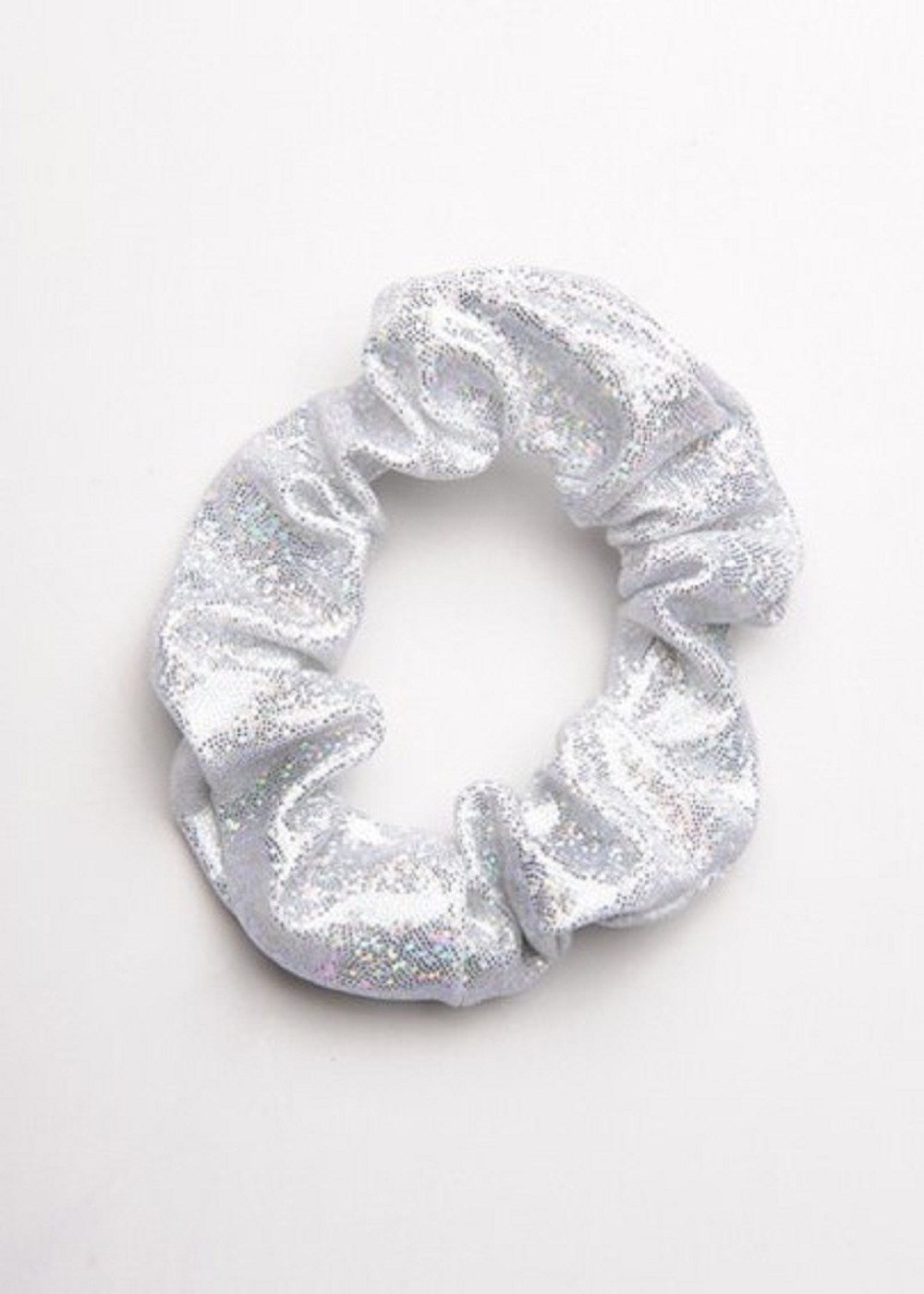 Haarwokkel wetlook metallic zilver