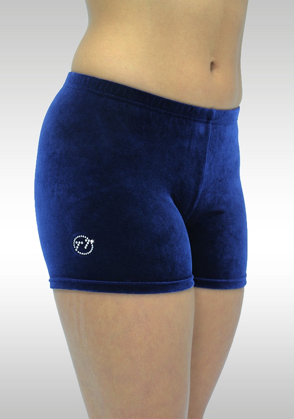 Legging kort marine velours