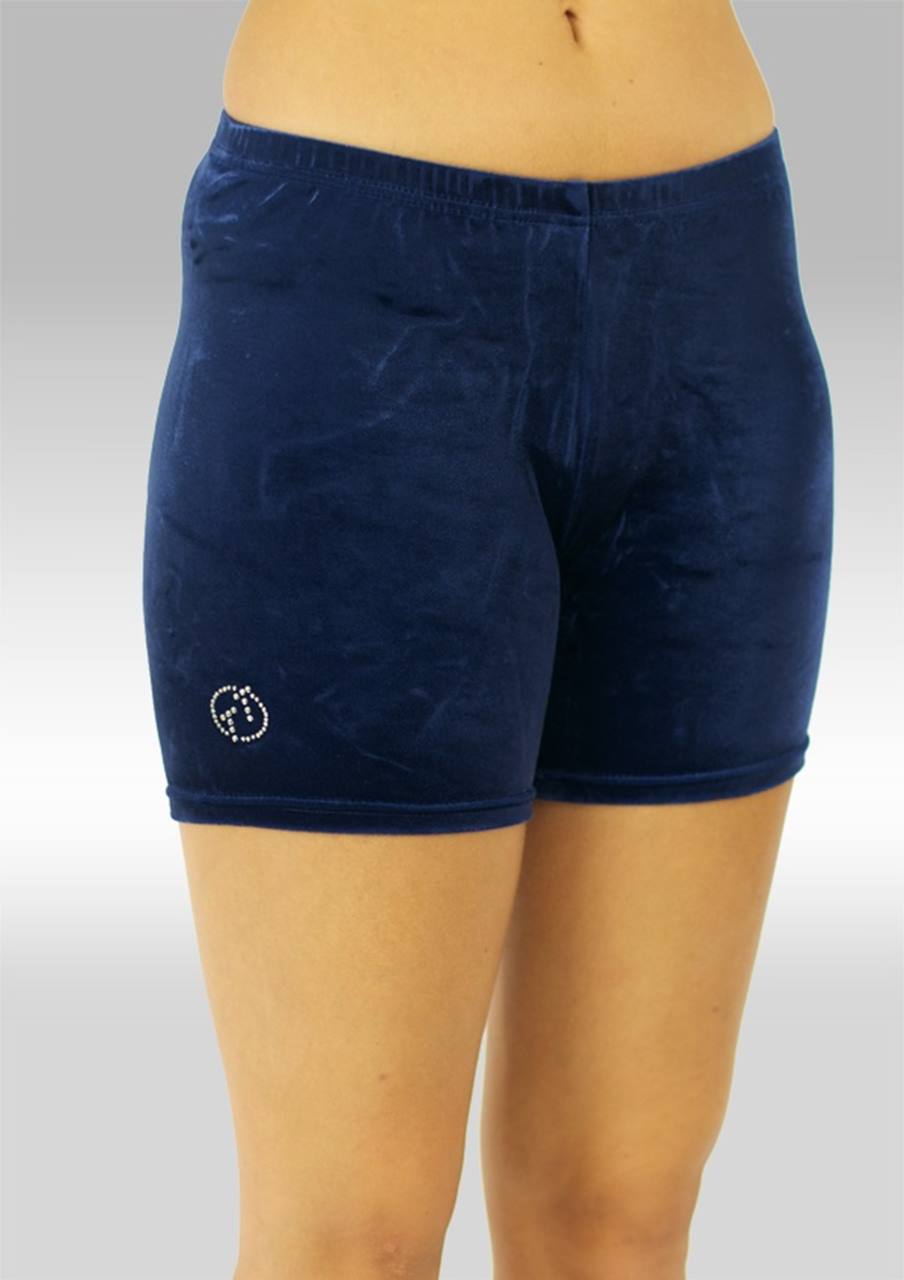korte turnlegging donkerblauw velours K756ma