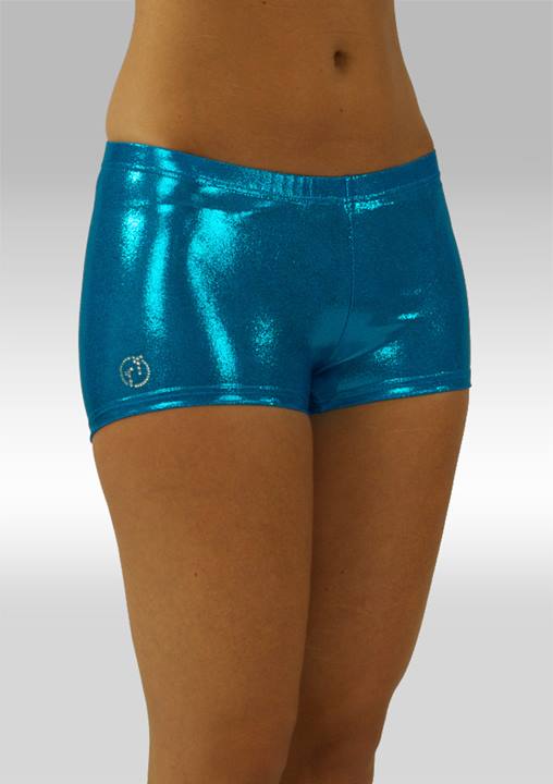 Hotpants turquoise wetlook