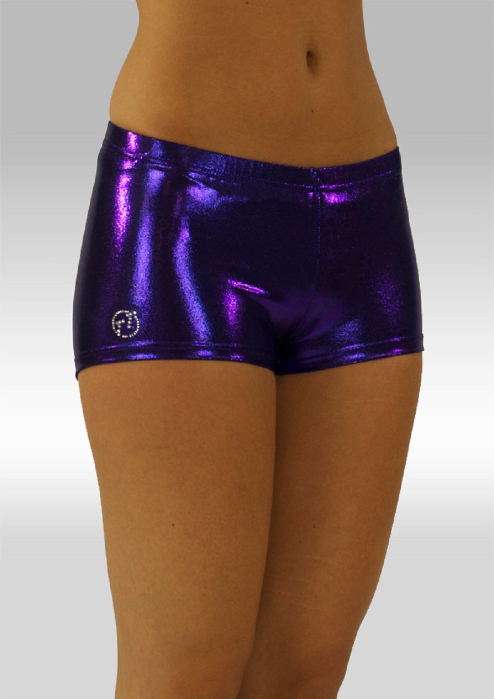 Hotpants paars wetlook
