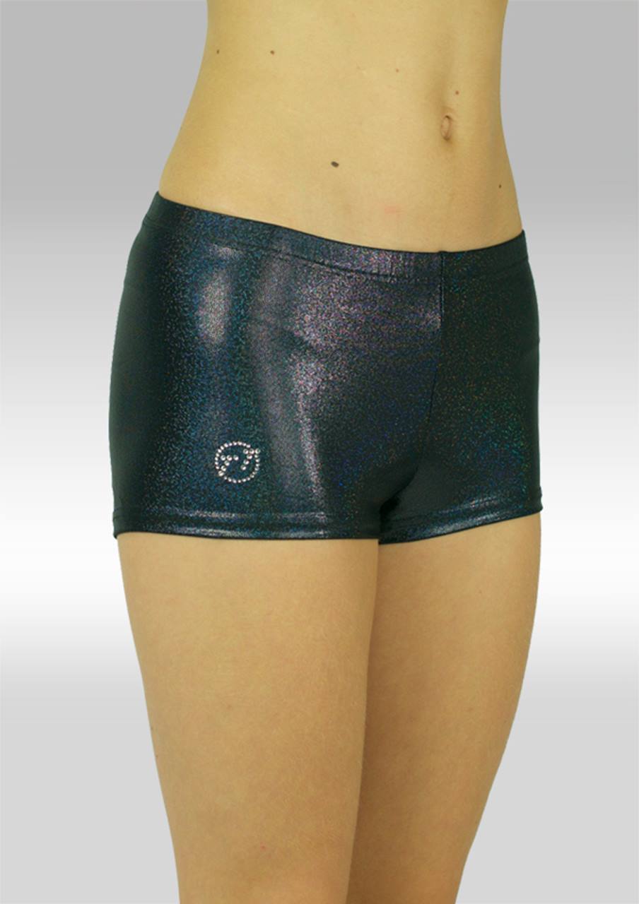 hotpants metallic zwart